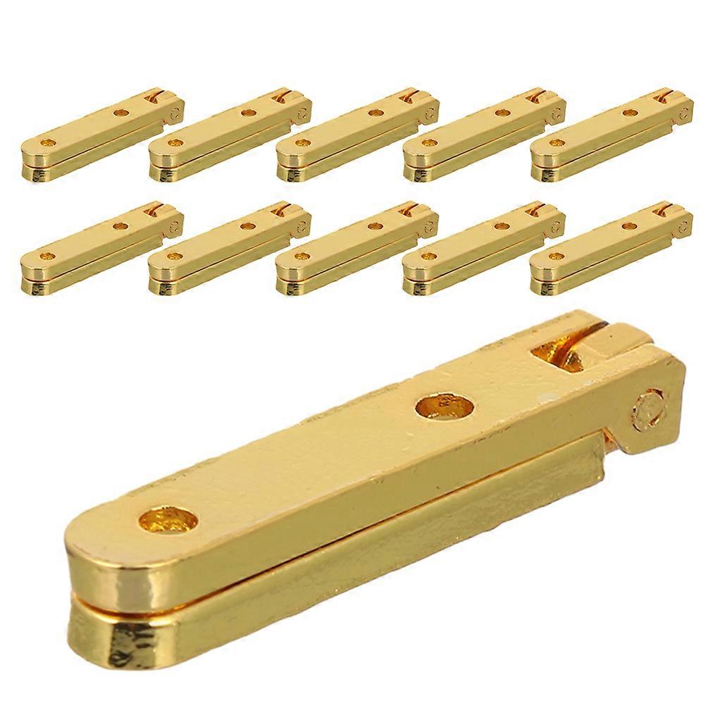Zinc Alloy Hinges for Wooden Case Functioning As Small Chest Hardware 12Pcs