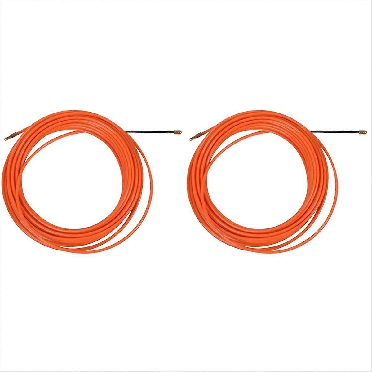 4Mm 15 Meter Orange Guide Device Nylon Electric Cable Push