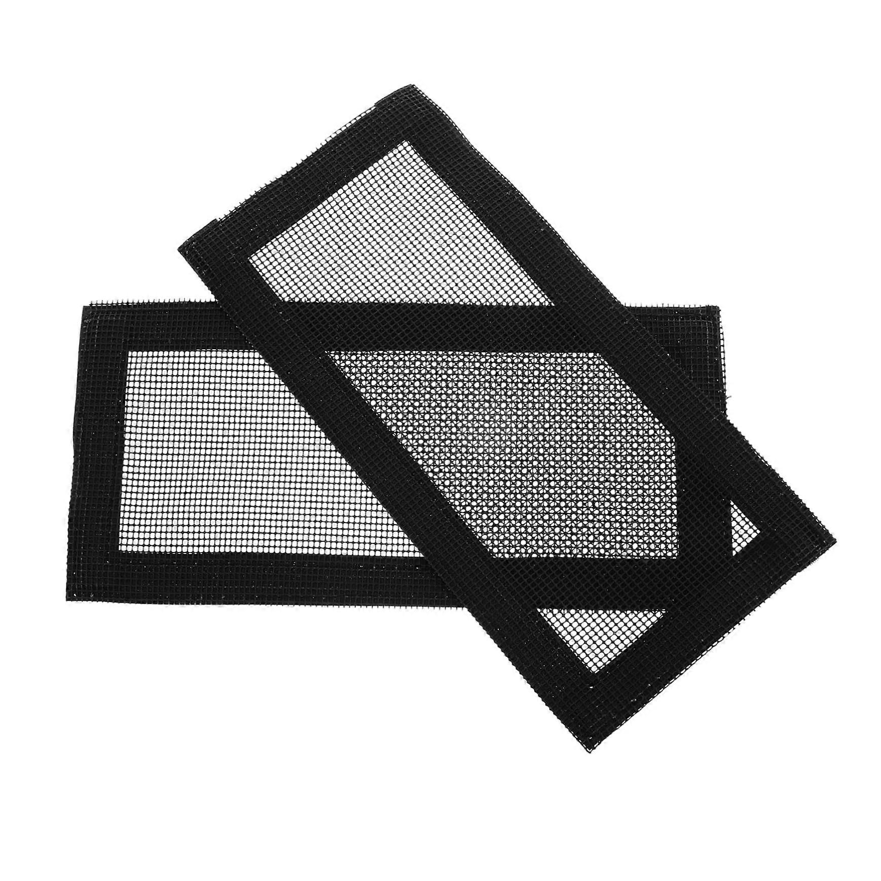 2pcs Car Rear Air Vent Cover Dustproof Protector for Backseat AC Easy Clean Tool Install