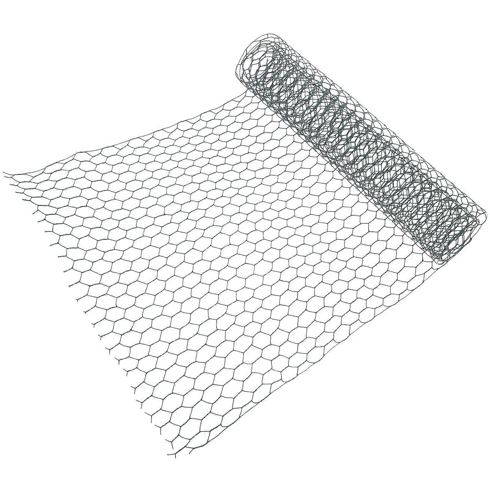 Chicken Wire Fence Green Iron Mesh for Home Garden Arrangements 35cm×100cm