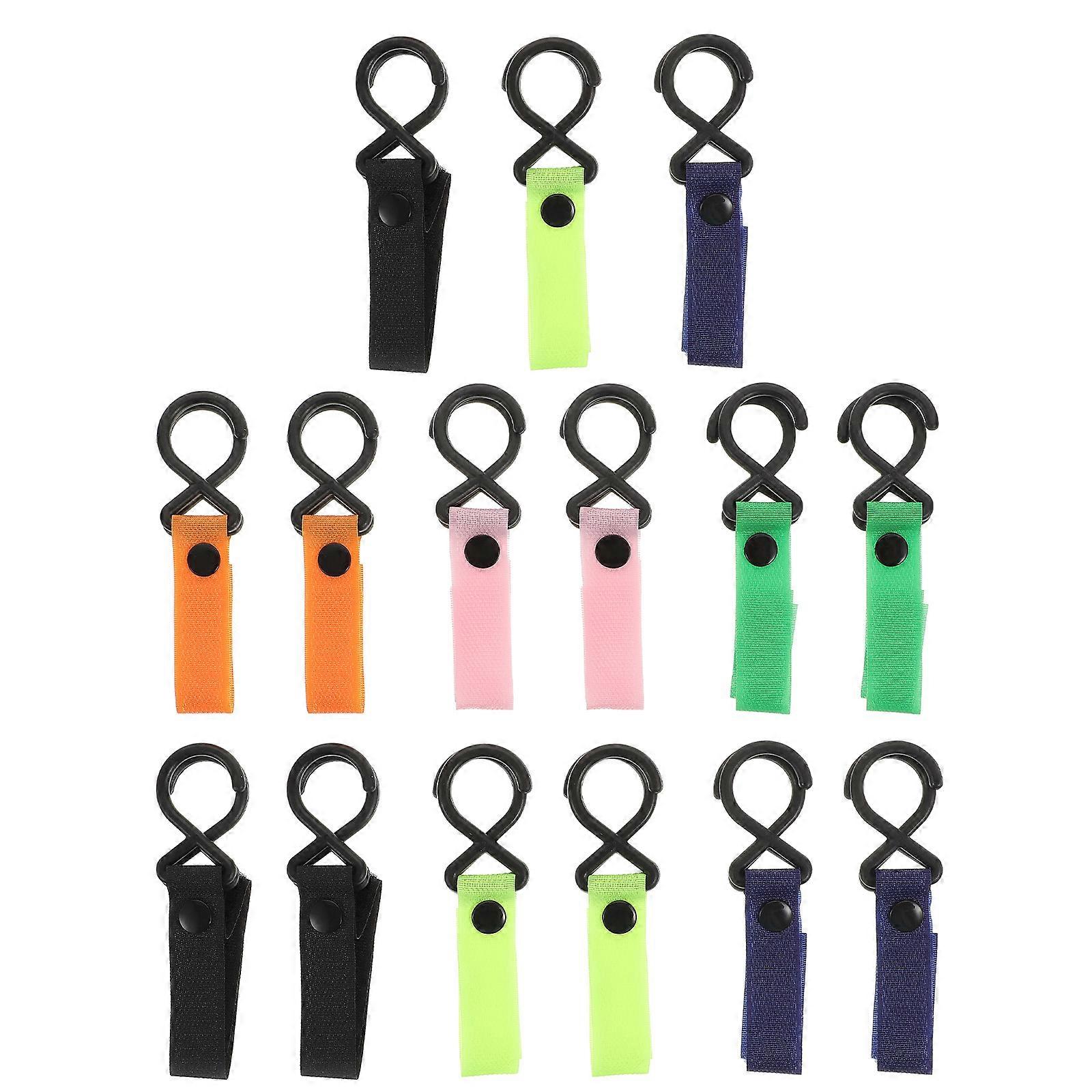 Pushchair Hooks Non Slip Hooks for Baby Stroller 15Pcs Durable Set
