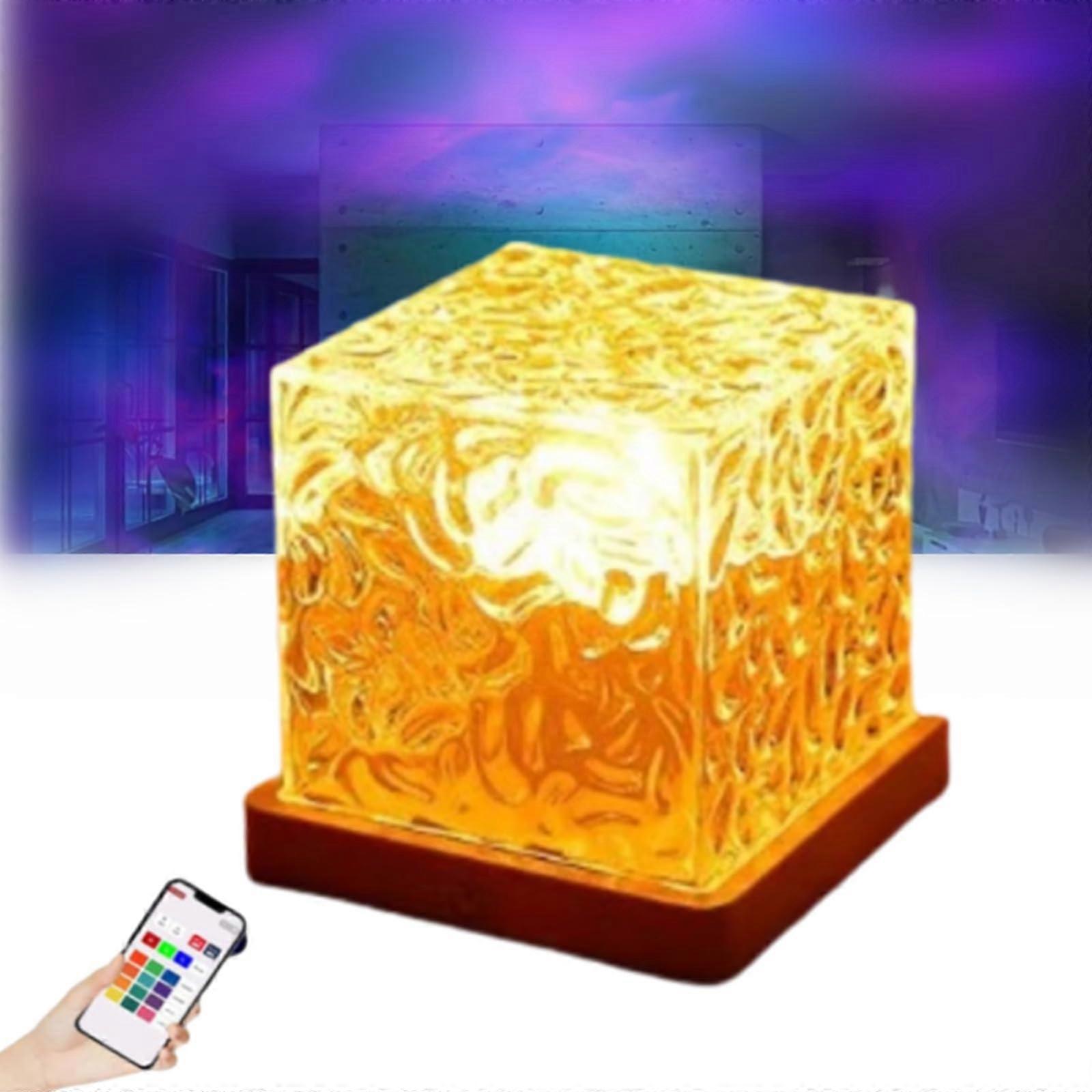 Aurora Projector with Dynamic Ripple Effect, 16 Color Modes and Remote, Northern Lights for Bedroom