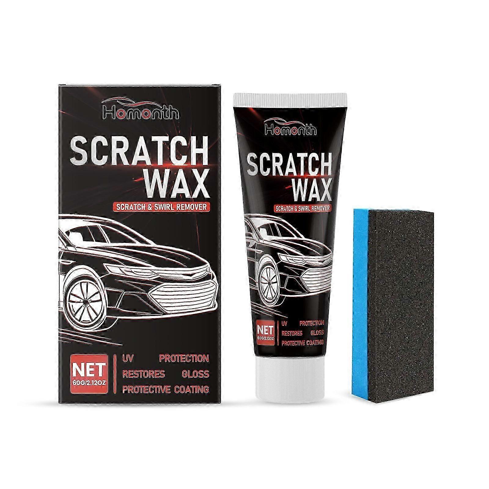 Car Scratch Repair Wax - Quick Shine, UV Protection & Easy Application