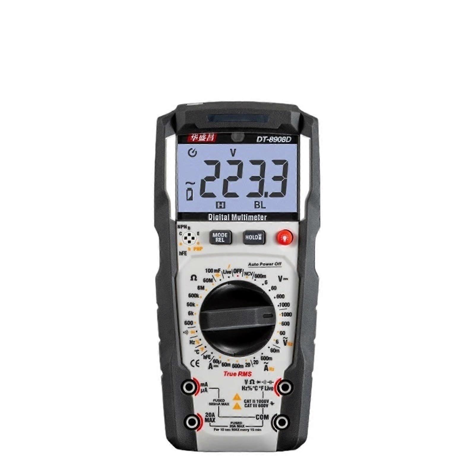 DT8908D  Precision Digital Multimeter Manual Range Multifunction Electrical Tester
