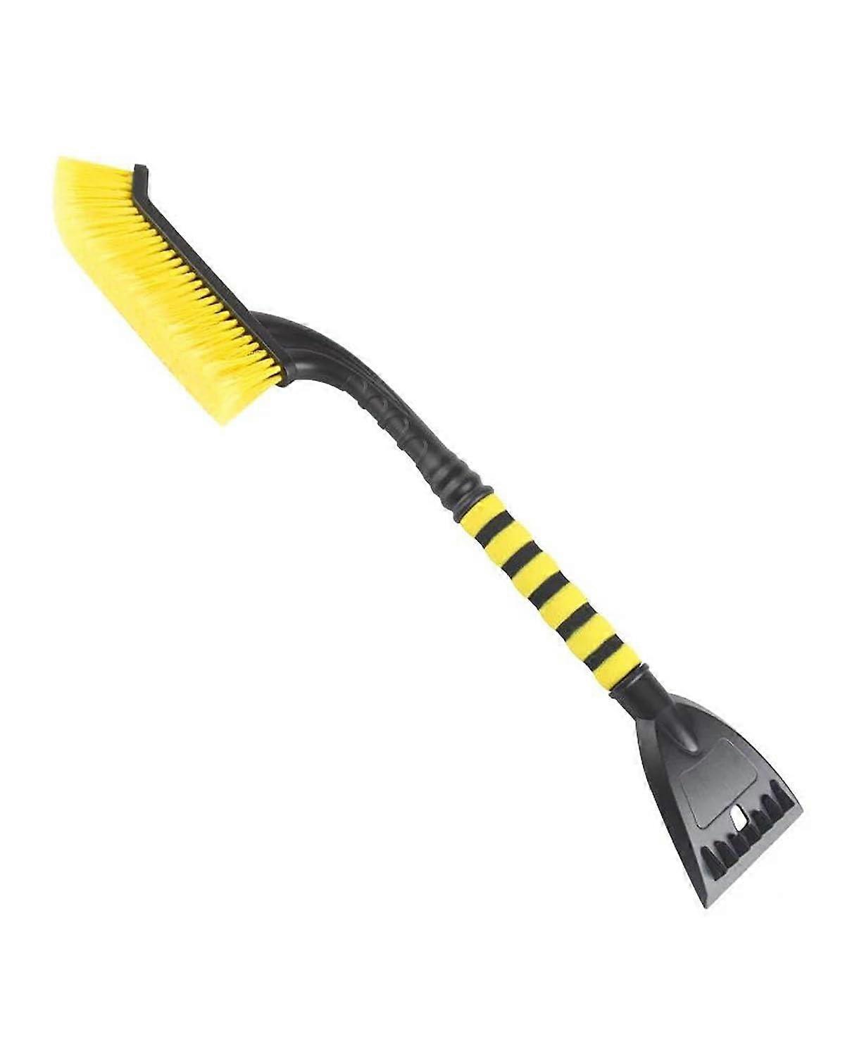Extendable Car Snow Brush and Ice Scraper with NonSlip Grip for Winter Windshield Cleaning