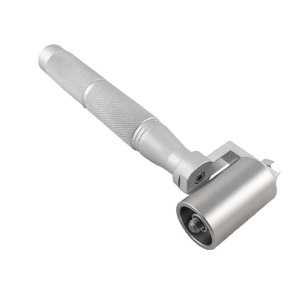 1.5' Stainless Steel Wallpaper Seam Roller with Ergonomic NonSlip Handle for Enhanced Adhesion