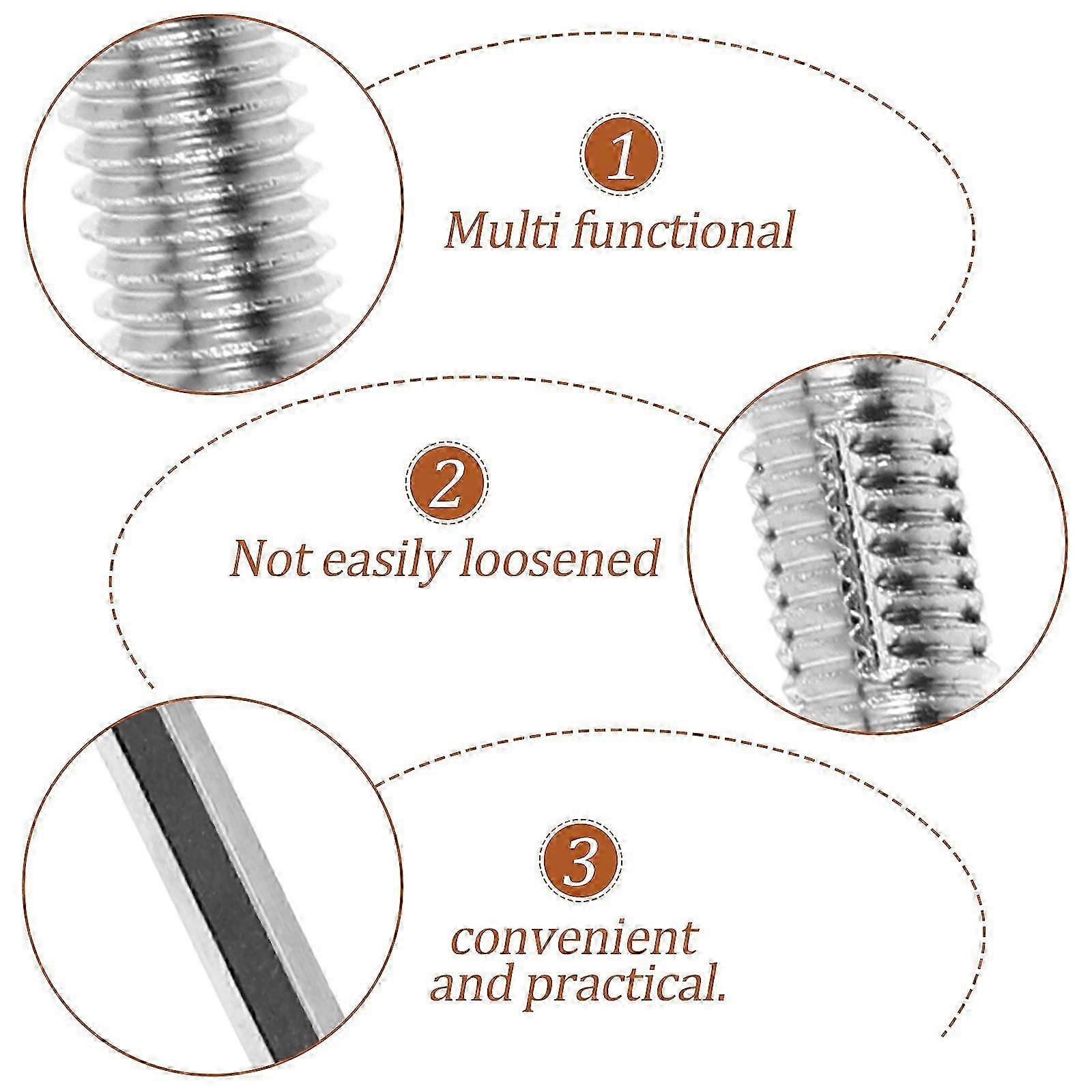 1 Set Threaded Bolt Double End Screw Bolt Wrench Scratching Post Replacement Parts