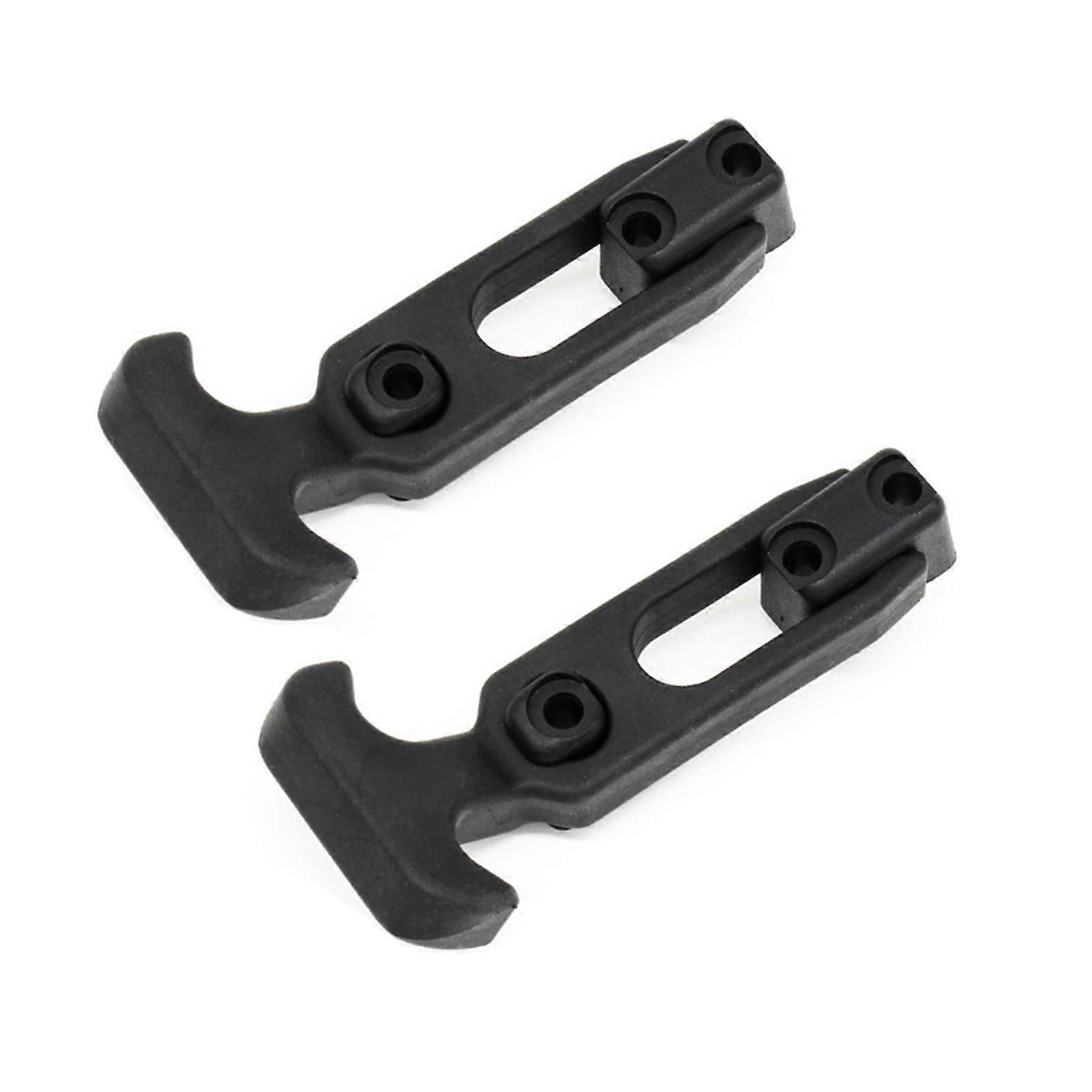 2pcs Rubber Hood Latch and Toolbox Hasp T Handle Lock for Car Boat RV, Durable Easy Install