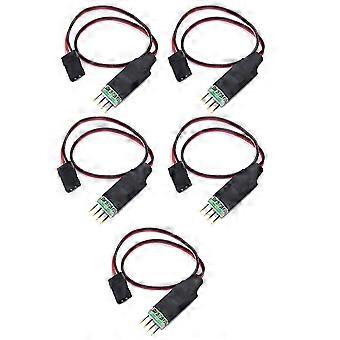 5X Remote Control Switch Board CH3 Light Control Module for the Model RC Car Light Lamp Plug and Play