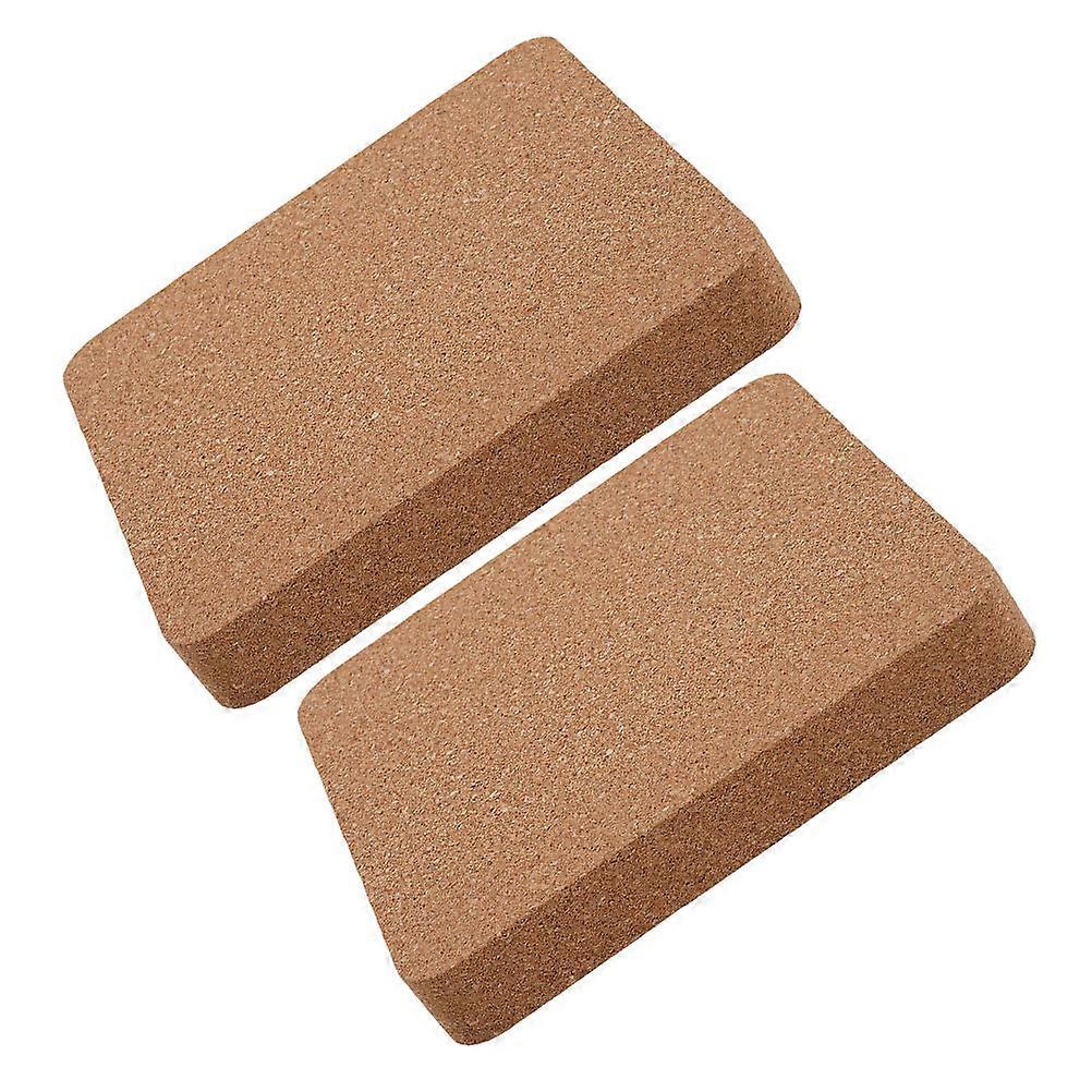 Khaki Punching Pad for Crafting 2Pcs Thickened Cork Tool
