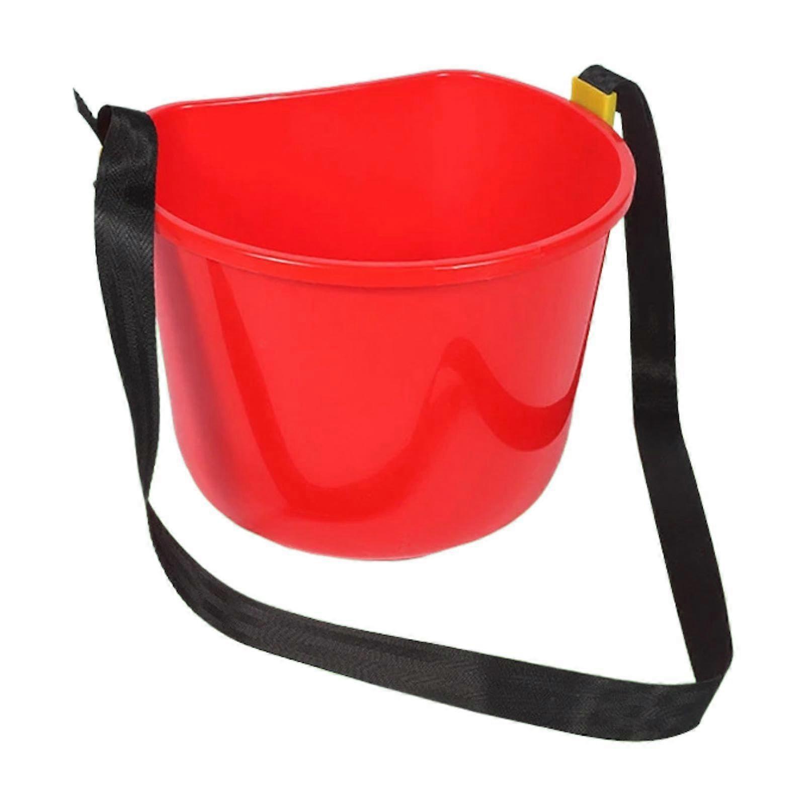 Fruit Picking Basket with Adjustable Shoulder Strap, Large Capacity Garden Harvesting Bucket