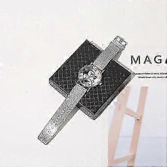Hot Mickey Mouse mærke dameur stilfuldt rustfrit stål mesh ur casual quartz ur pige gave relogio masculino herreur 2025 2025
