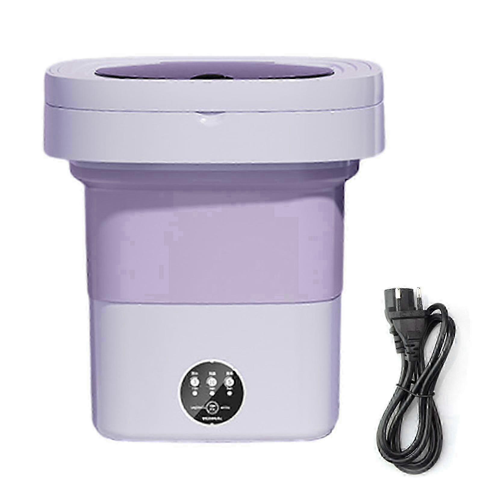 11L Foldable Washing Machine with Spin Dryer & Blue Light Sterilization 25-26