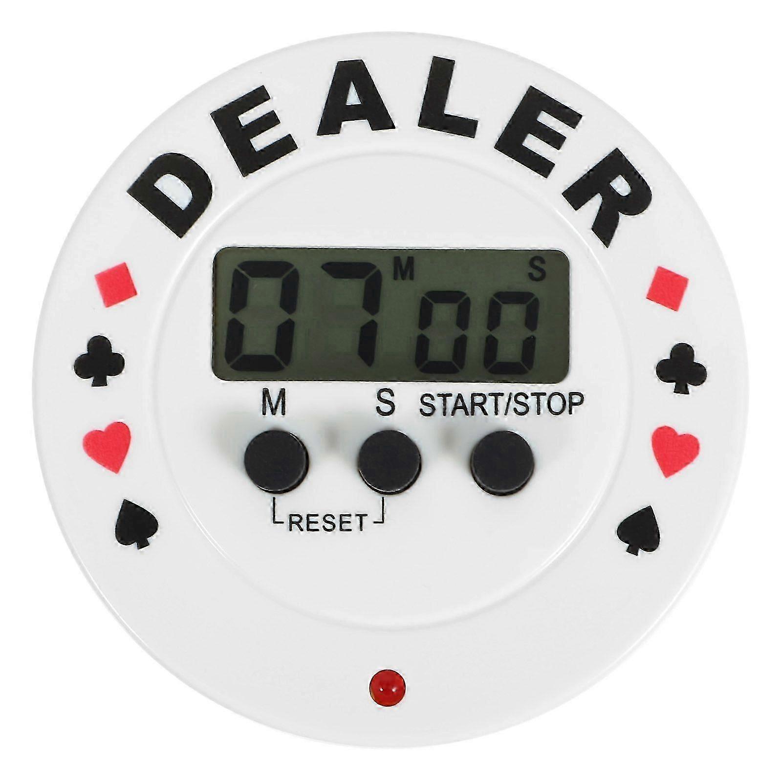 Poker Timer Countdown Timer Board Game Dealer Digital Clock Game Timer Poker Accessory