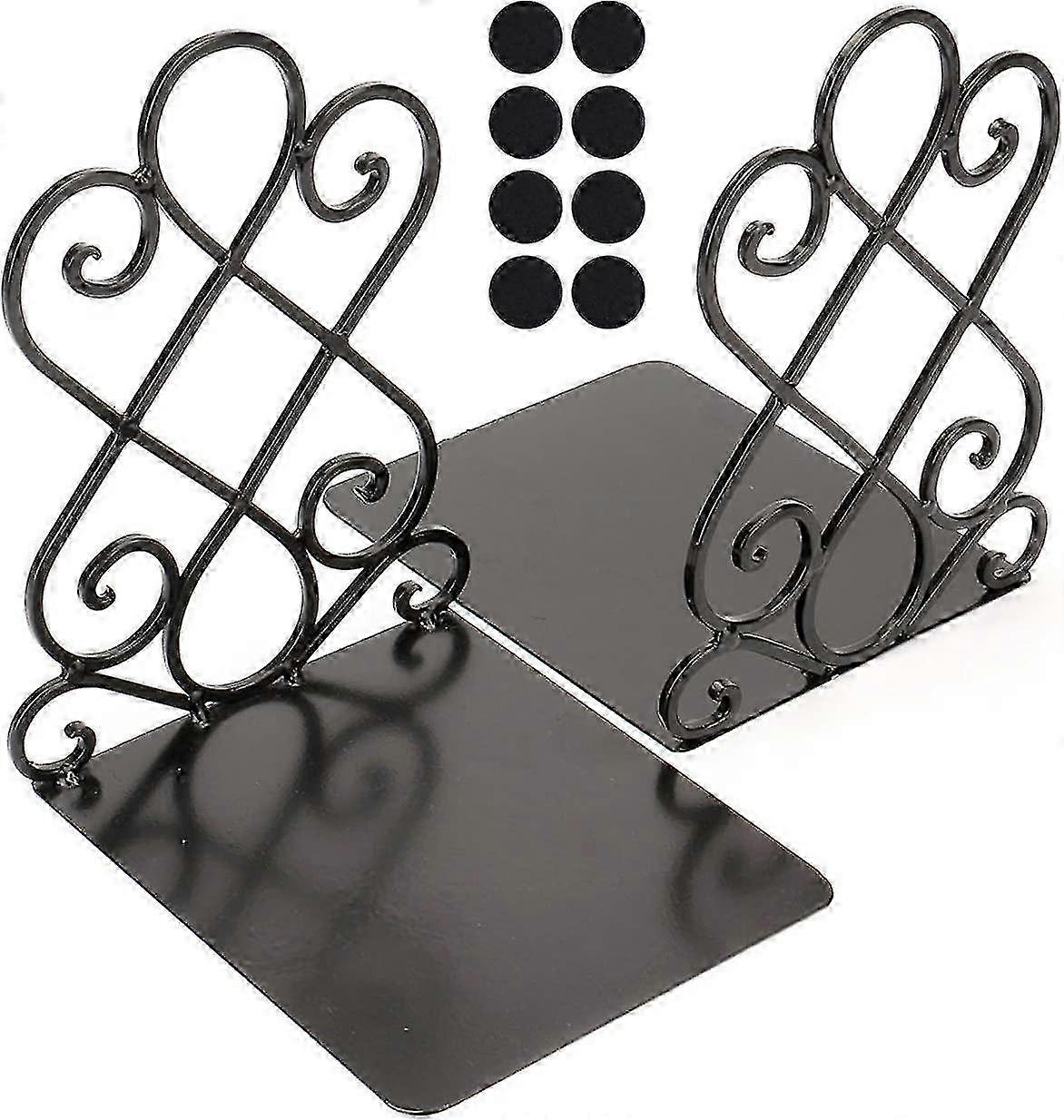 26-27 Book Ends,art Bookends,1 Pair(black) Gift