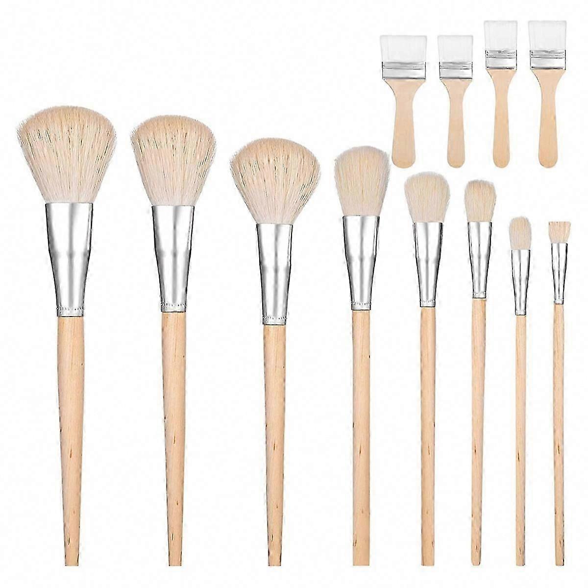 Glaze Brushes for Pottery,Pottery Glaze Brushes Ceramic Brush Set
