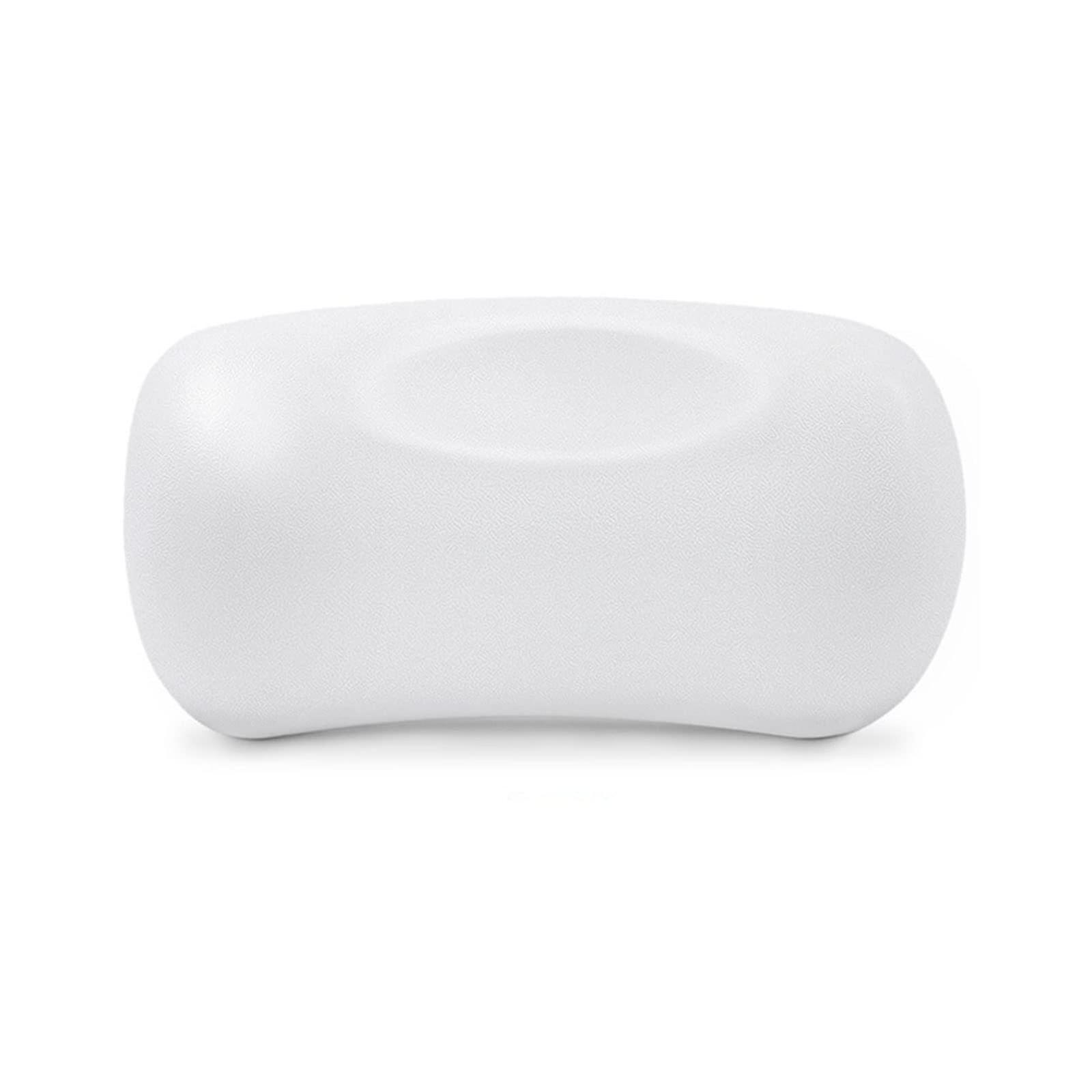 Bath Pillow with Ergonomic Neck Support, Soft Waterproof Bathtub Headrest, QuickDry and Secure