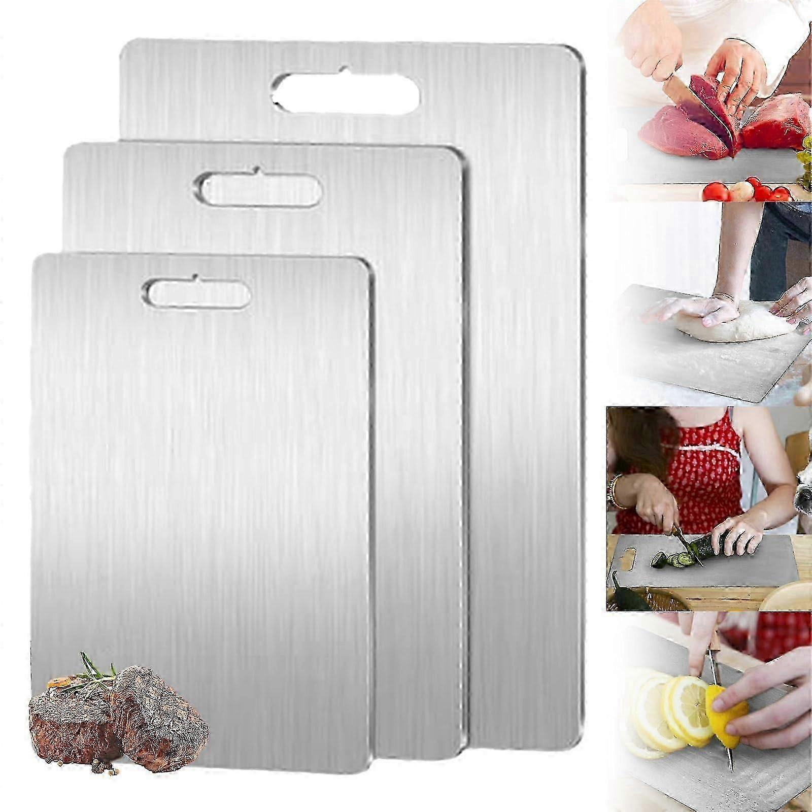 Pure titanium cutting board for kitchen - Yamato Japan (M)