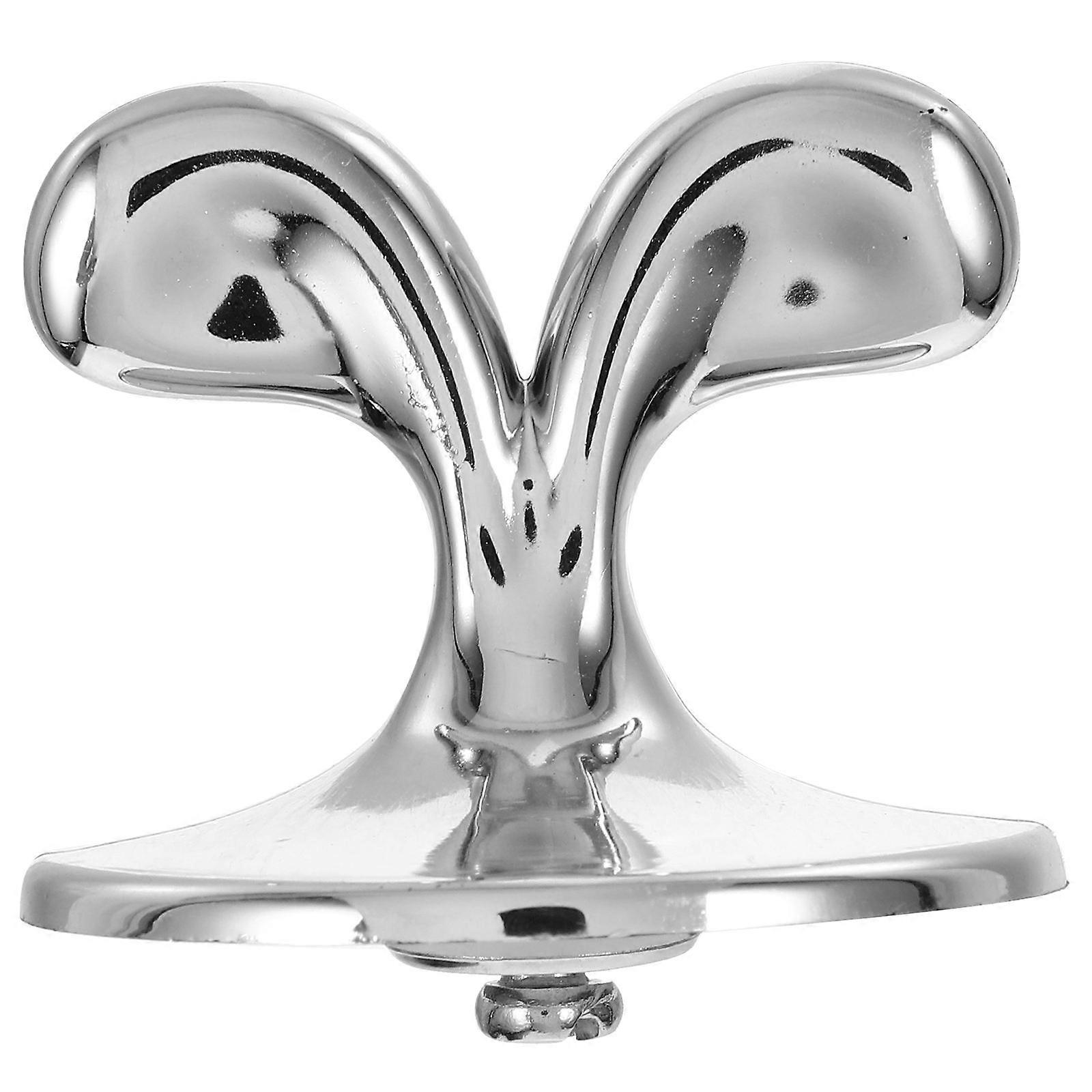 Cookware Lid Knob Pot Lid Handle Replacement for 2Pcs Silver Handles