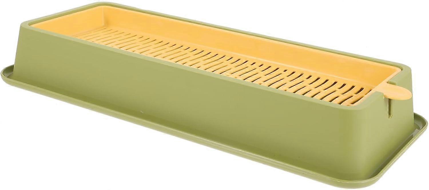 Soilless Cat Grass Planter Box Lightweight Hydroponic Nursery Container for