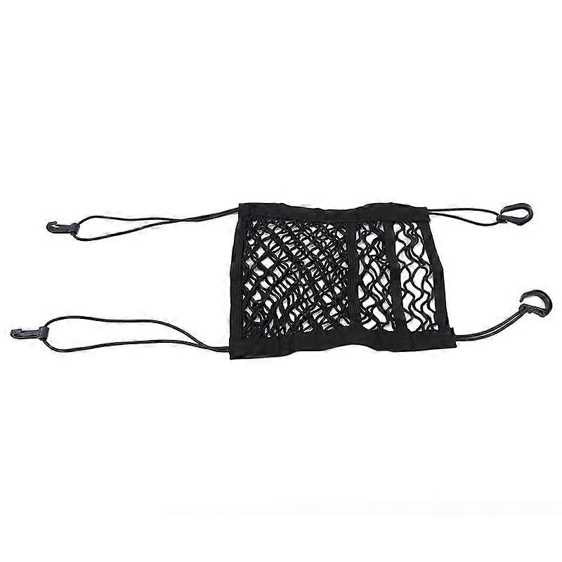 Universal Car Cargo Net Organizer 2Layer Back Seat Mesh Storage Bag Elastic Nylon Trunk Net