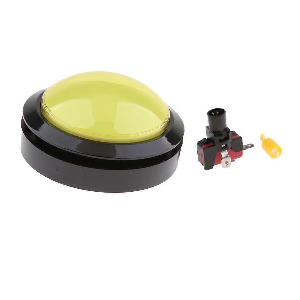 100mm Large Dome LED Illuminated Arcade Push Button with Self Resetting Switch for Video Games