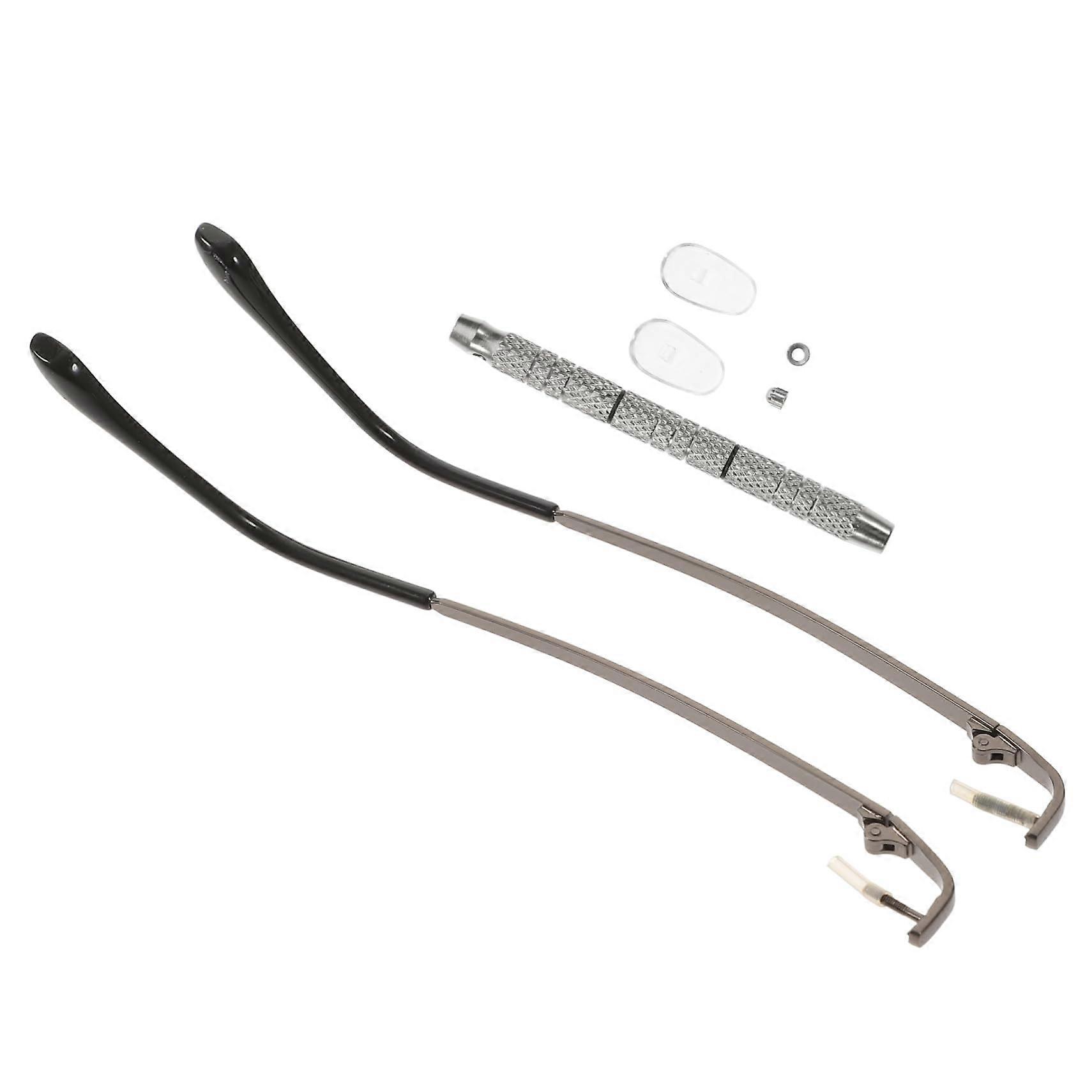 Eyeglass  Kit with Precision Screwdriver Nose Pads Screws for Sunglasses and Frames