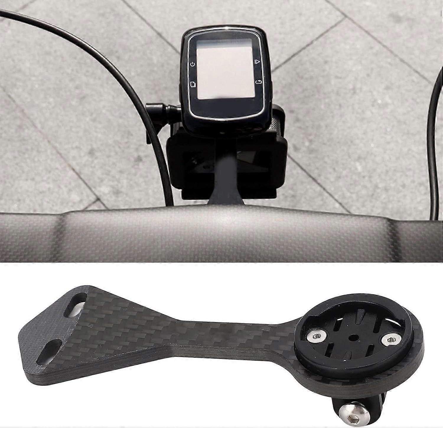 WQBLQH Out Front Stem Mount, Carbon Fiber Lightweight Handlebar Ccling Computer