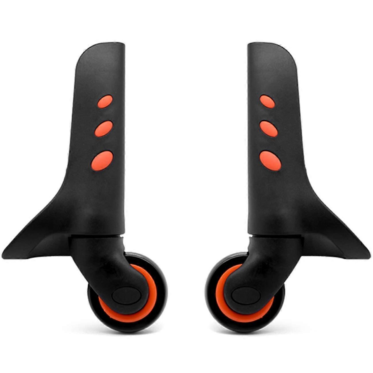 Luggage Replacement Wheels Pair with Screws, Durable Suitcase Spinner Long Wheels, Easy Install