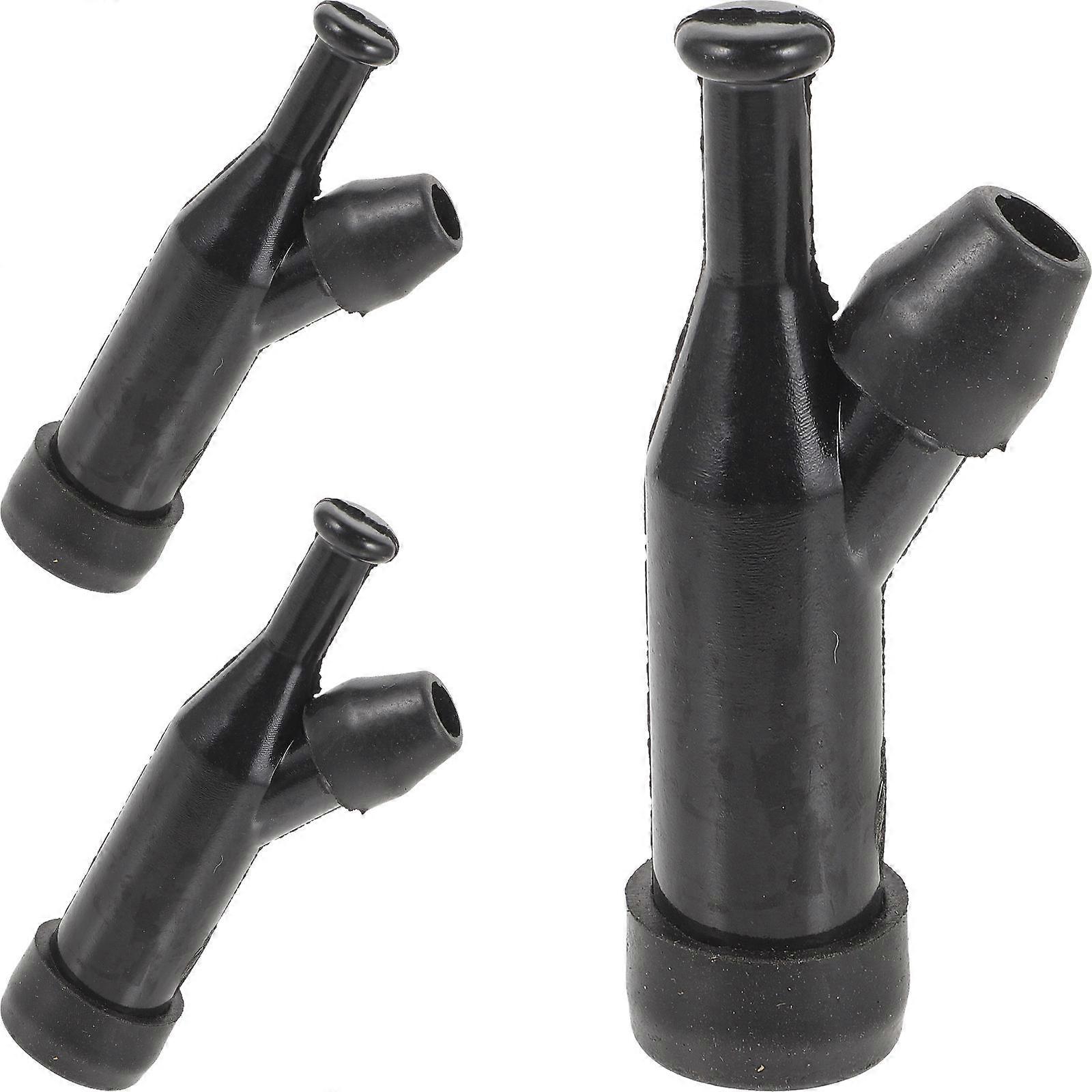 Spark Plug Caps Generator Part For Gasoline Generator Engine Maintenance Black 3Pcs