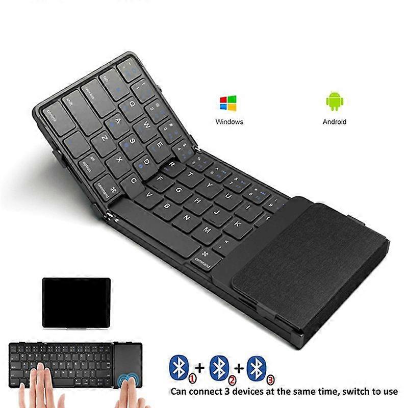 Foldable Bluetooth Keyboard Wireless Keyboard for IOS Android