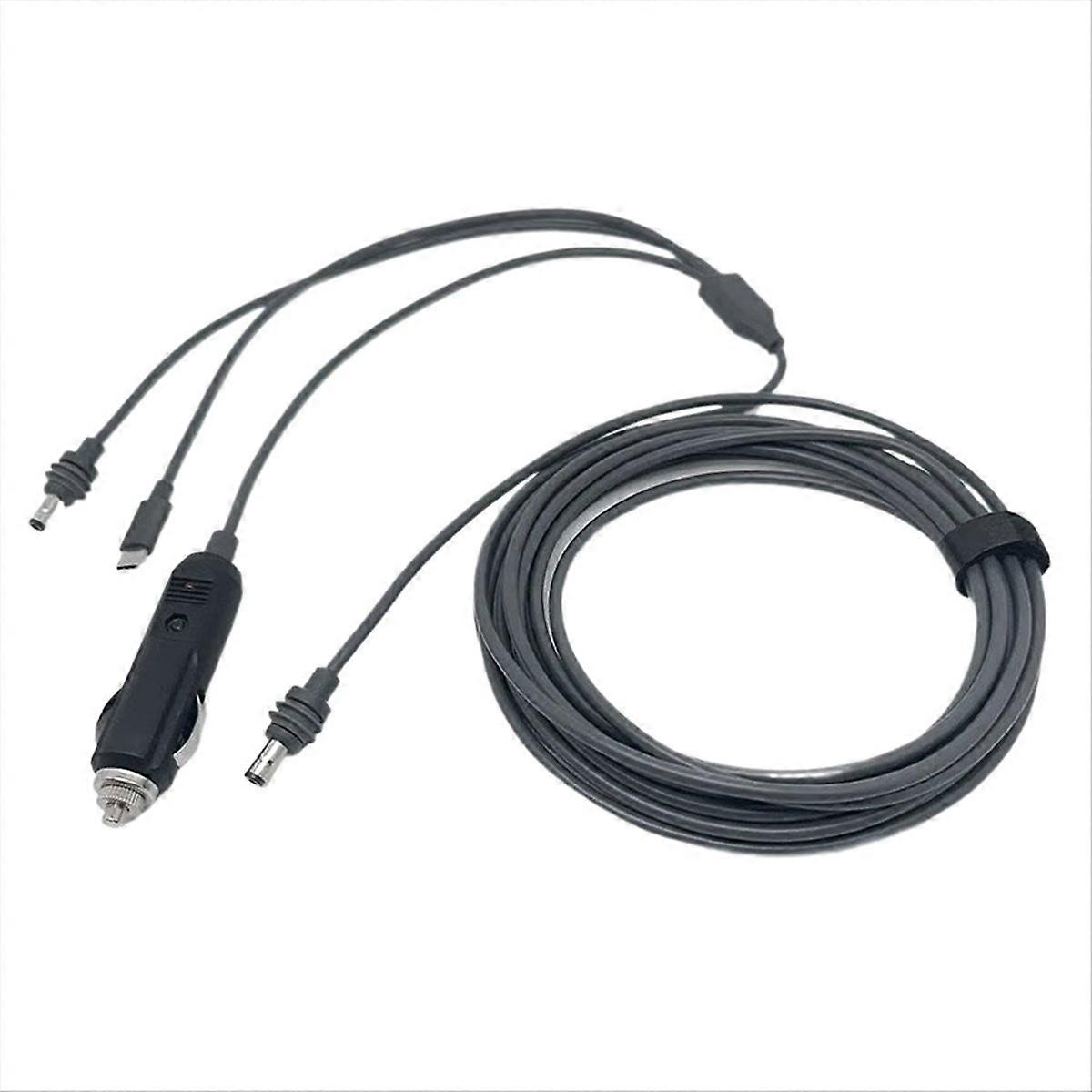 For Mini to DC Power Cable Mini Type-C Style-3meters