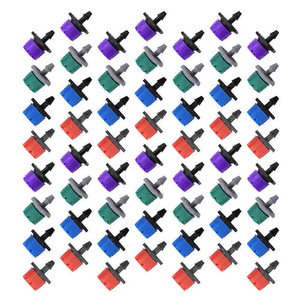 Irrigation Dripper Emitters 8-Hole Adjustable Flow Dripper for Garden 500Pcs