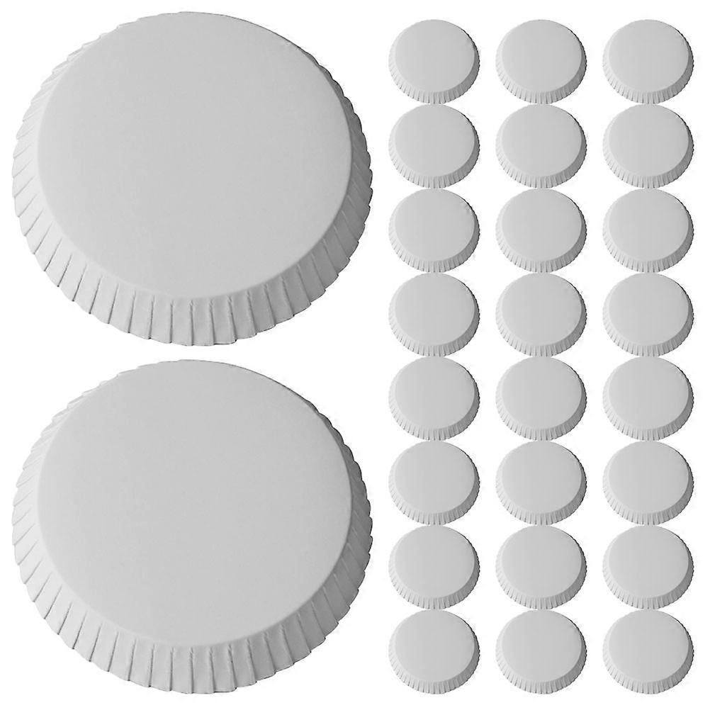 Paper Cup Lid White for Protection 100Pcs Drinking Cup Covers
