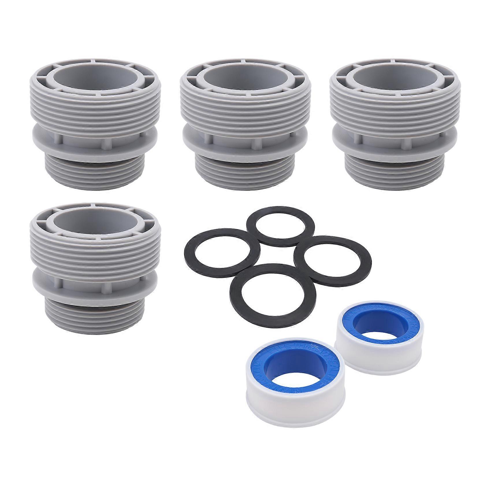 4 Pack Pool Hose Conversion Adapters Kit for Intex & Coleman Pools