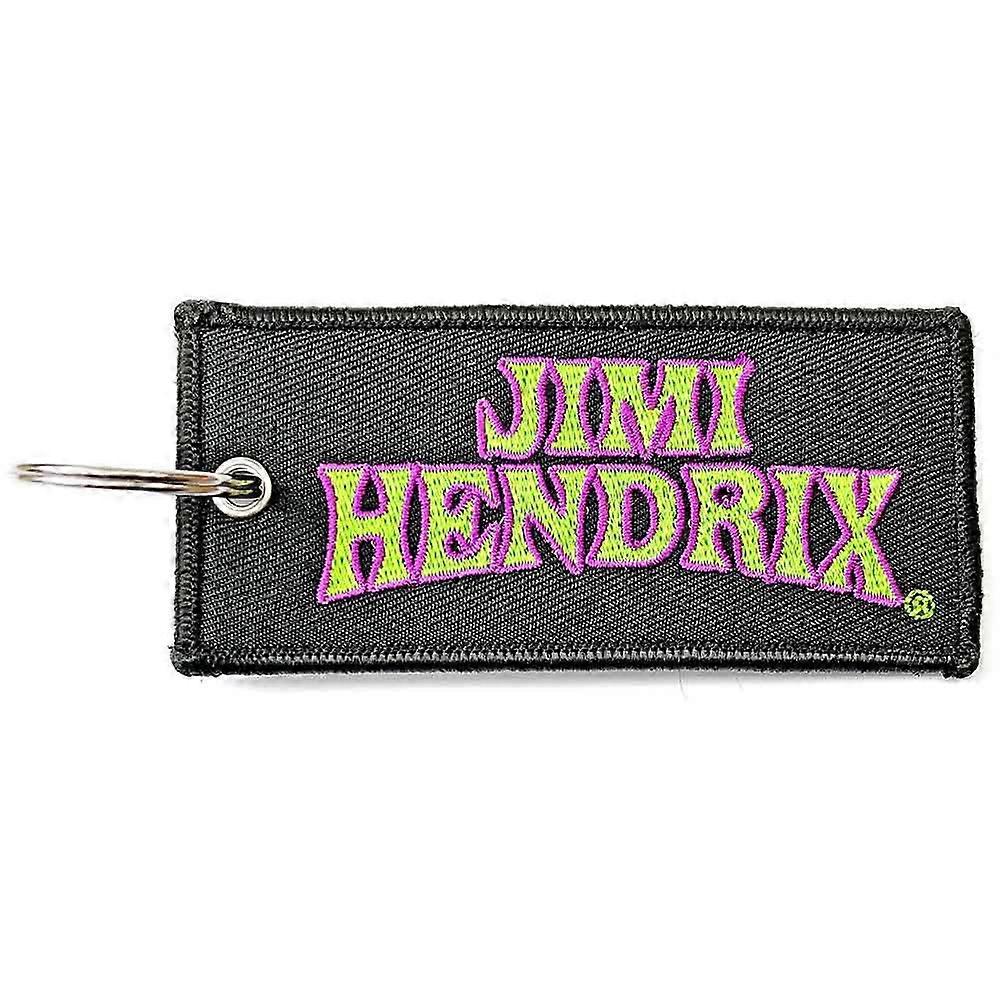 Jimi Hendrix Keyring Arched Logo Patch Keychain