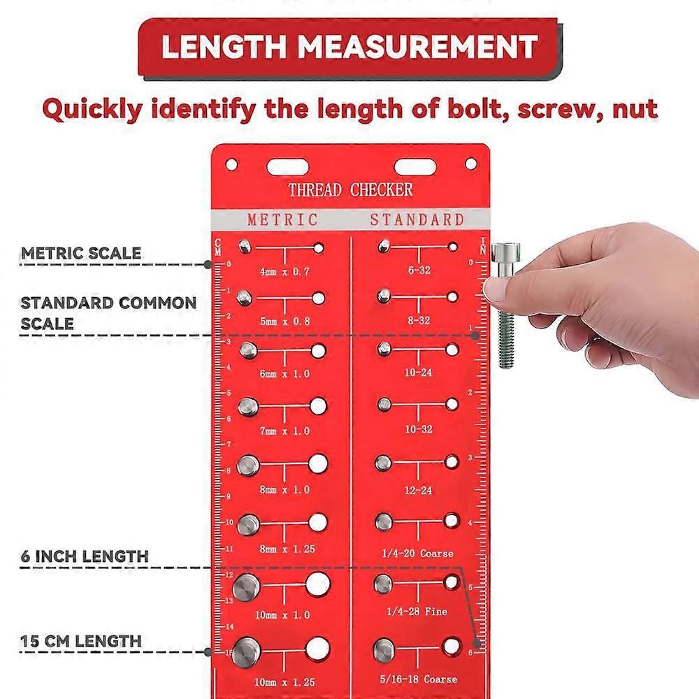 Screw Thread Gauge Metric Thread Measuring Tool