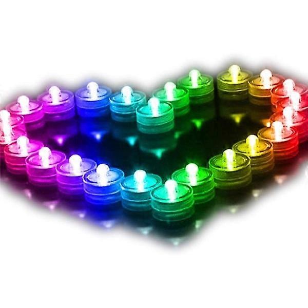 12-pack Waterproof LED Lights Diving Lights Waterproof Tealights