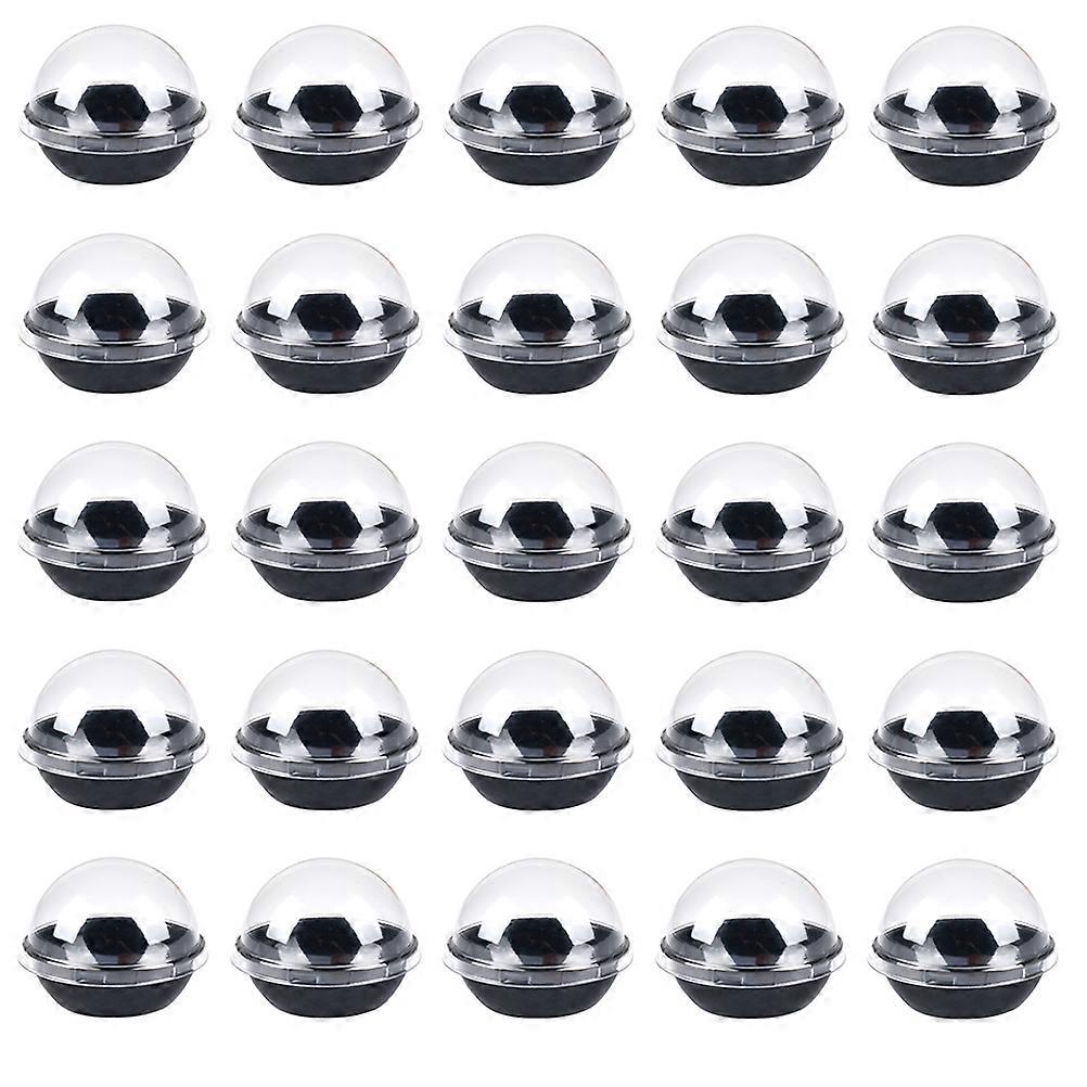 Transparent Dome Boxes Plastic Dome Cookie Packaging Boxes for Storage 50Pcs