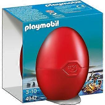 PLAYMOBIL - Oeufs de Pâques - Pirate avec barque et trésor - Figurine et accessoires exclusifs