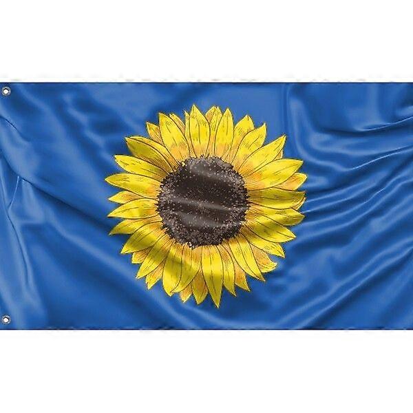 Ukrainas solrosflagga A0167