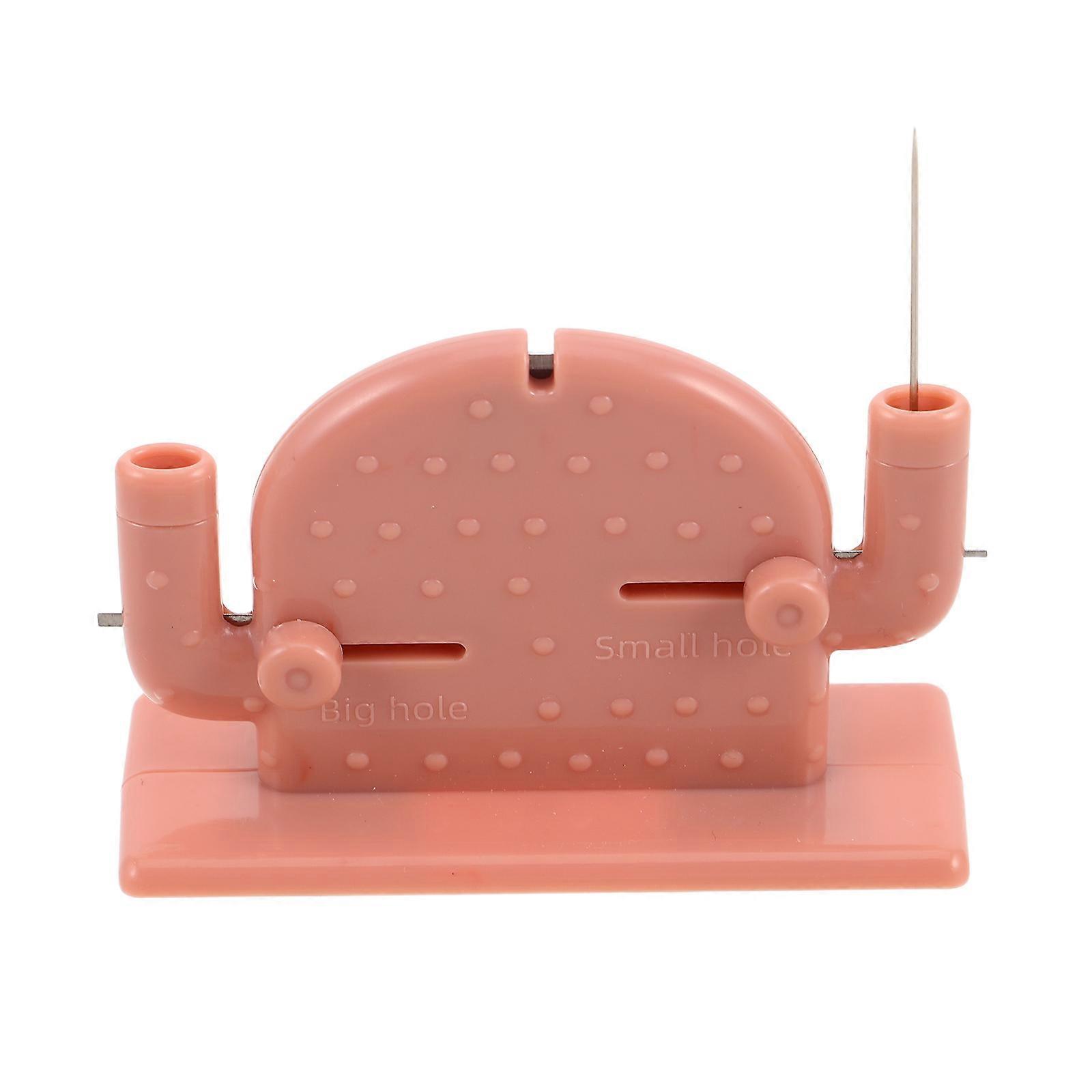 Double-Headed Needle Threader for Sewing Use 1Set Durable Plastic Threading Tool