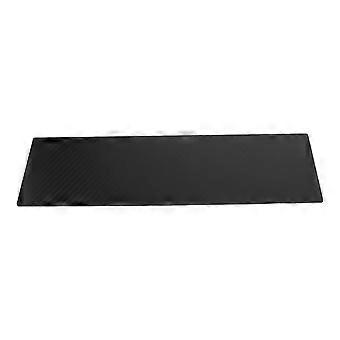 Tablero de mechas reutilizable para teñir el cabello, de plástico negro.