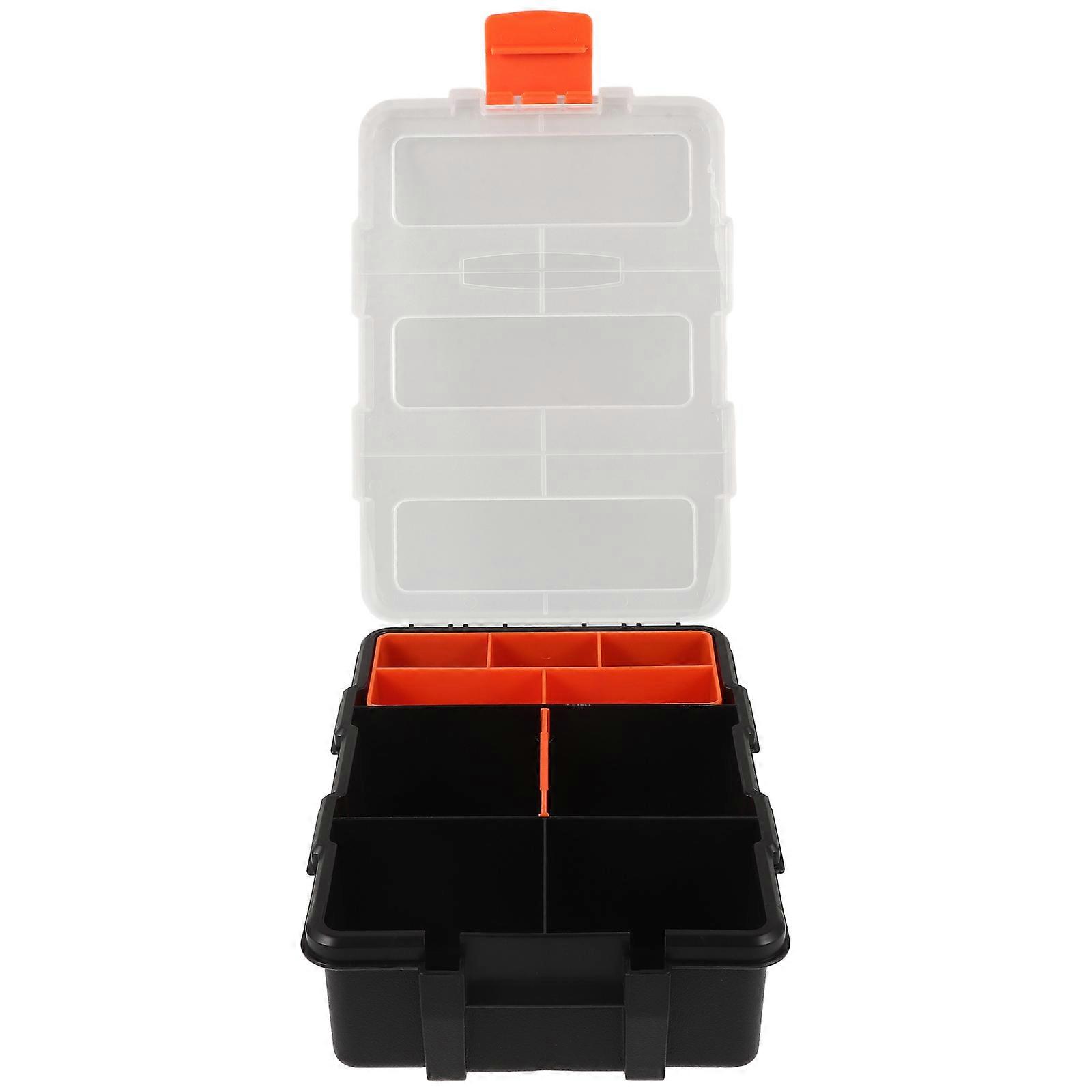 Screw Organizer Small Tool Box for Efficient Storage with Multi-Grid Design