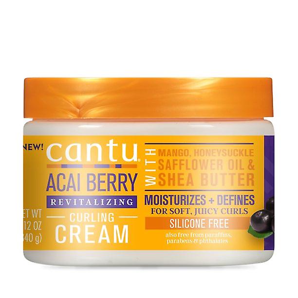 Cantu Acai Berry Revitalizing Curling Cream, 12 Oz
