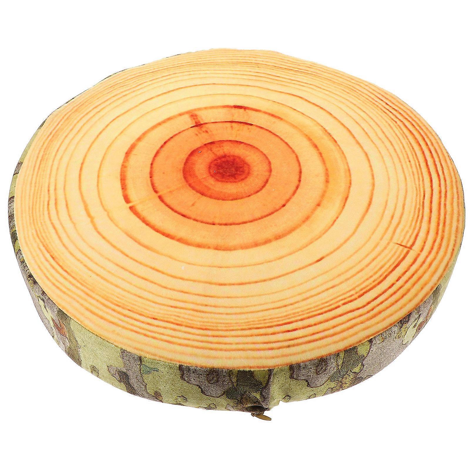 Simulation Stump Pillow Plush Stuffed Pillow Comfortable Throw