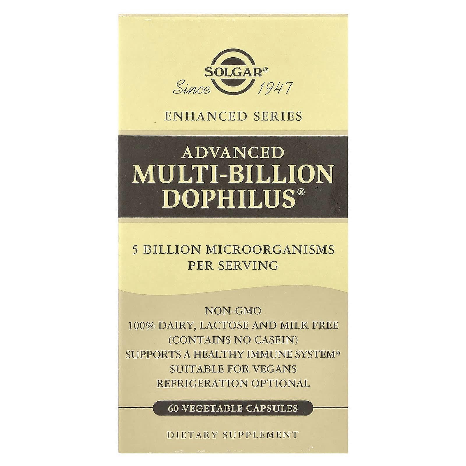 Solgar, Advanced Multi-Billion Dophilus®, 60 Vegetable Capsules