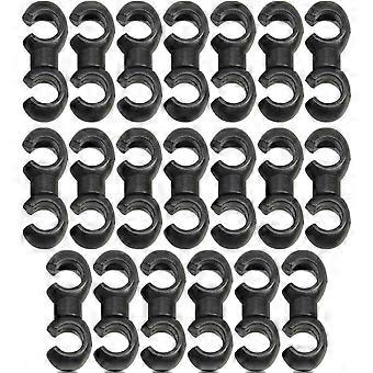 Fermacavi per bicicletta (20 pezzi) - Clip girevoli per cavi di bicicletta