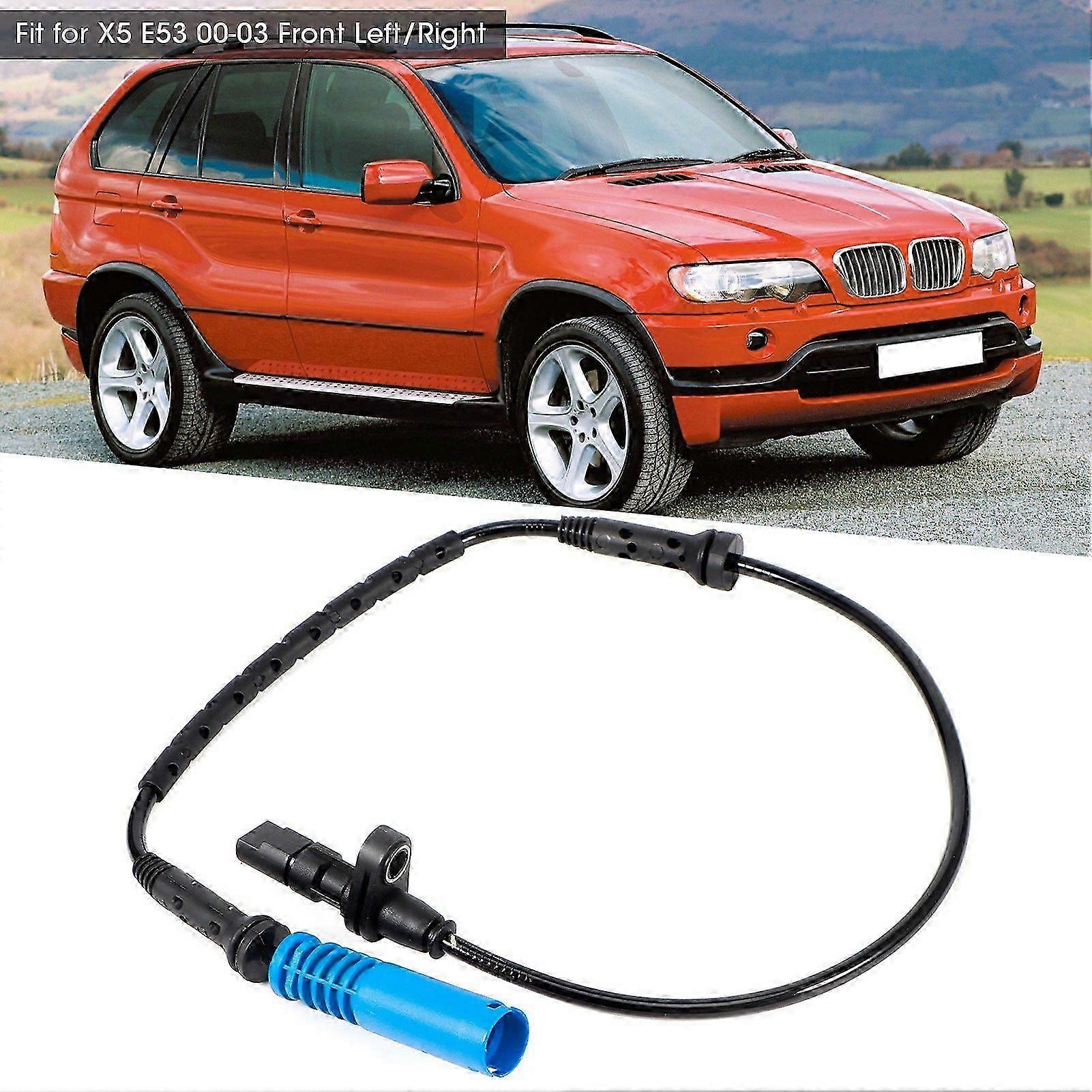 Wheel Speed Sensor ABS Braking System Front Left/Right 34526756379 Fit compatible with X5 E53 20002003