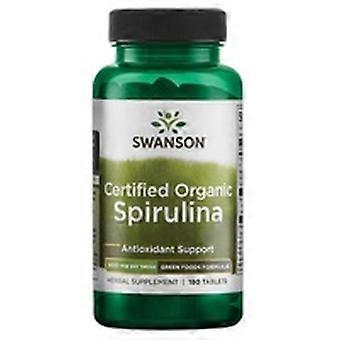 Green foods formulas certified organic spirulina 500 mg 180 tablets of 500mg
